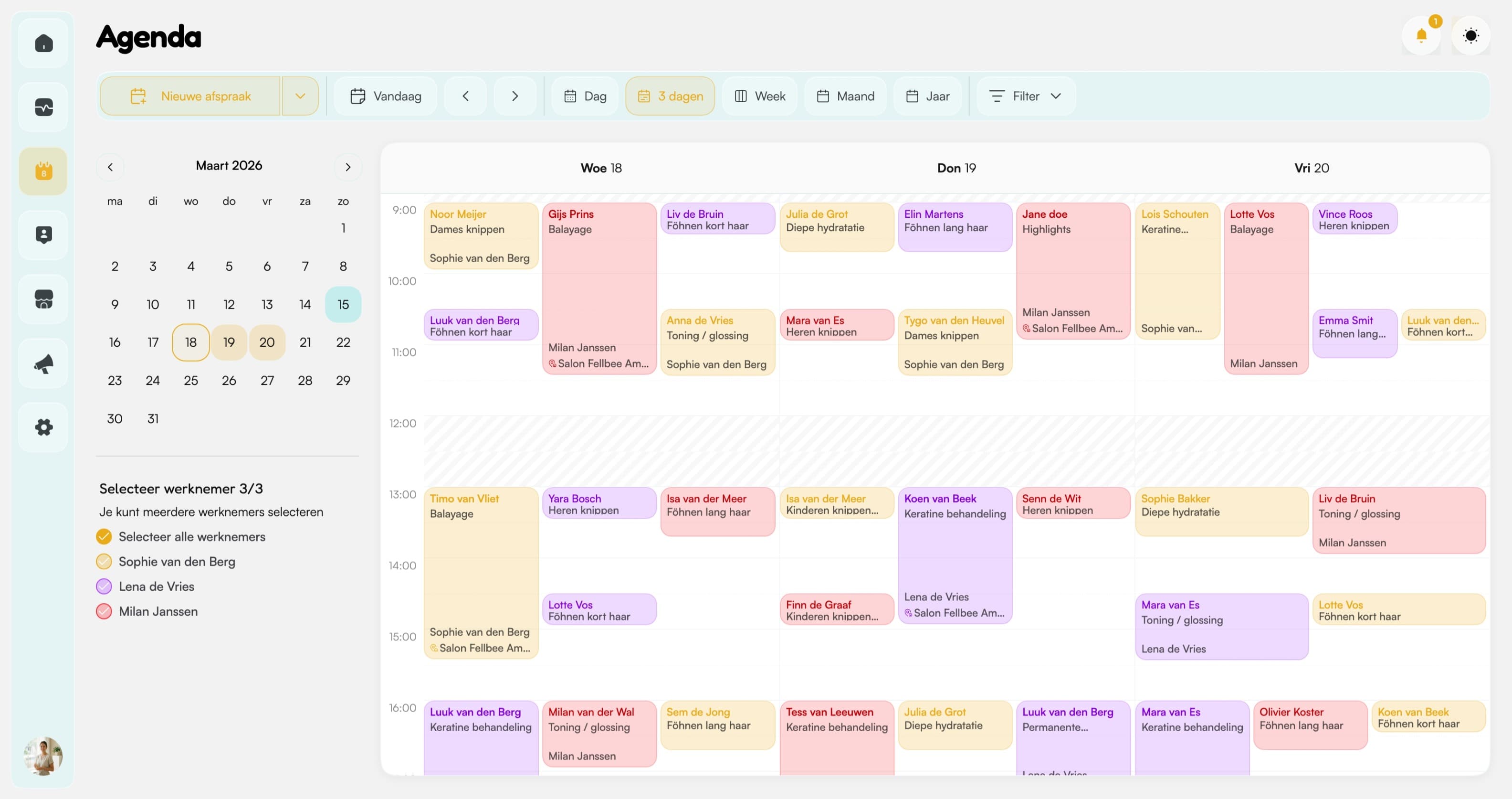 fellbee agenda en planningsplatform